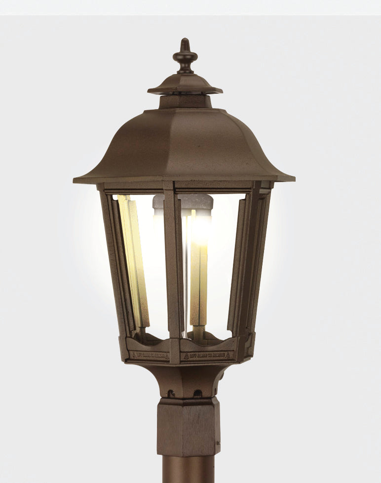 The Gaslight Lamp American Works by Gas Bavarian Post 1200H Mounted
