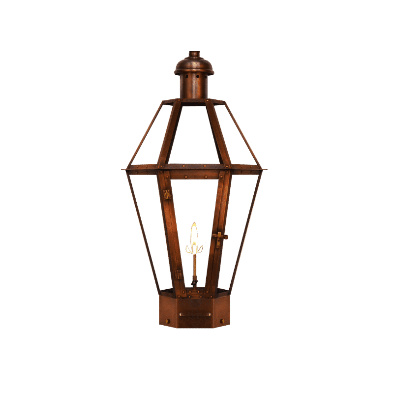 Vintage Gas & Electric Copper Lantern