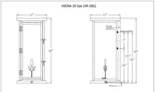 Load image into Gallery viewer, VR29G VR29E Size Diagram - Vieira
